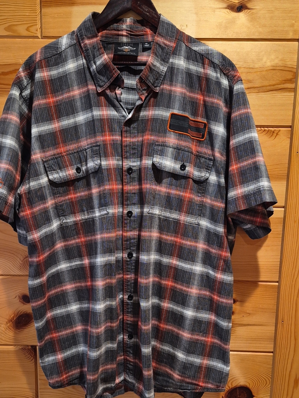 Mens Harley Davidson Button Up Shirt. 3XL